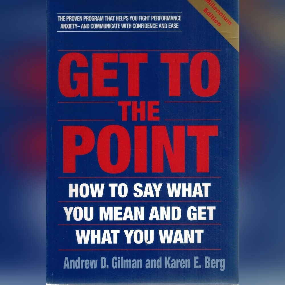 [Like New] Get to the point